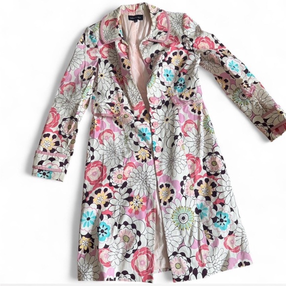 Nanette Lepore Jackets & Blazers - Floral Patterned Coat